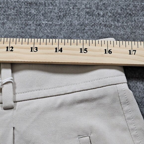 Everlane Pants Womens 12 Beige High Rise Wide Leg Pockets Neutral Office Classic - Picture 4 of 14